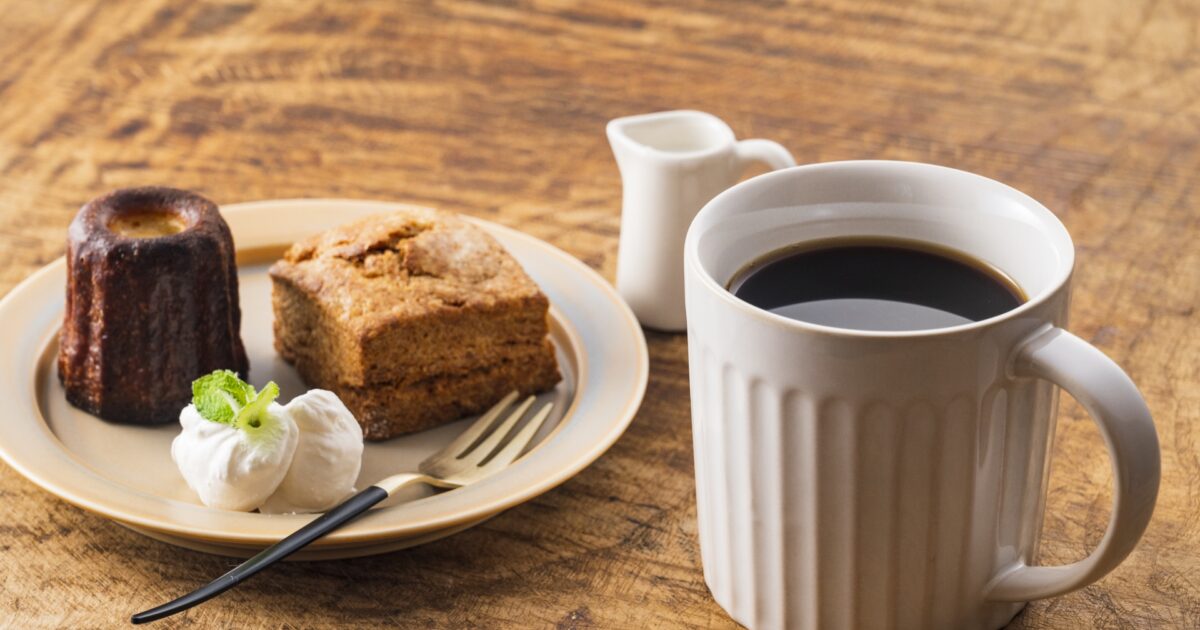 コーヒーと焼き菓子のカフェタイムセット
